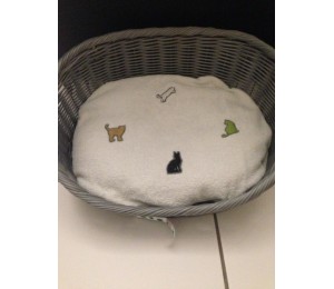 Stickserie - Katze Silhouette mit Anhänger